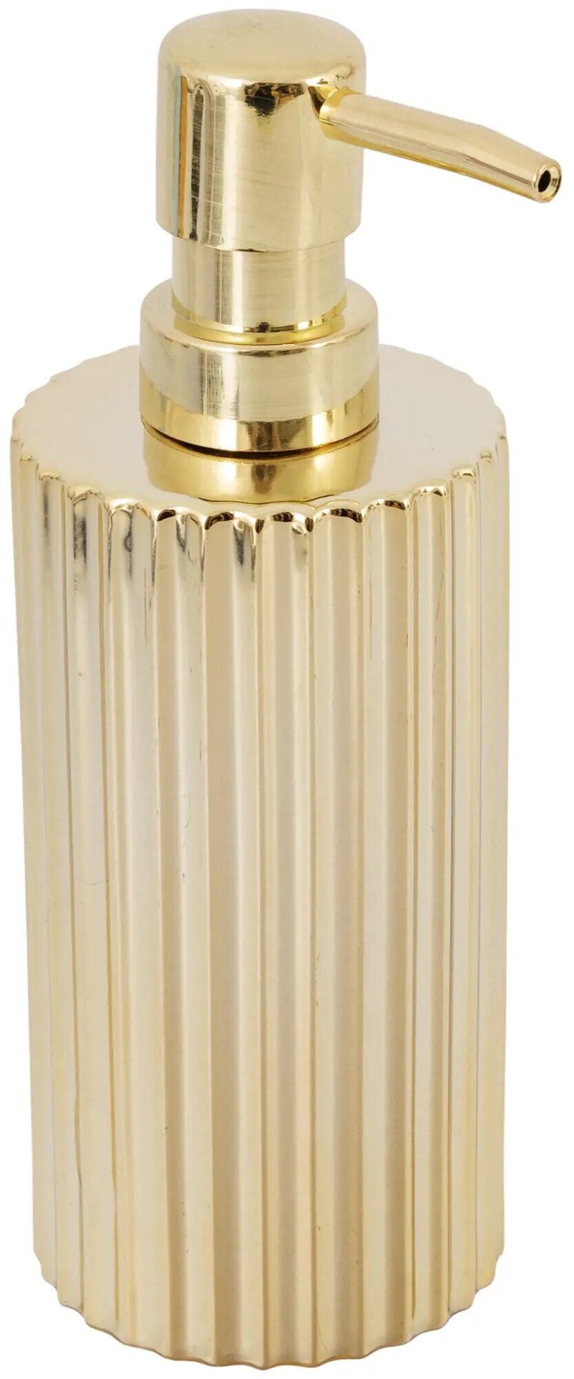 Дозатор для жидкого мыла Vidage Linea d Oro цвет золотой - фотография № 1