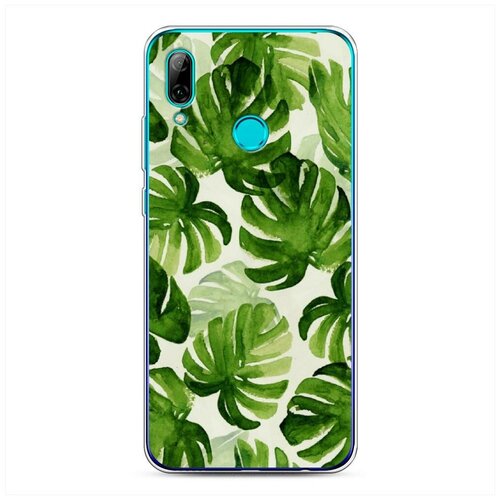 фото Силиконовый чехол "акварельные папоротники" на huawei p smart 2019 / хуавей п смарт 2019 case place
