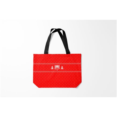 фото Сумка-шоппер / 46х35 см / геймерам / the witcher ведьмак новогодний burnettie