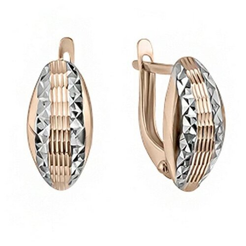 Серьги The Jeweller, красное золото, 585 проба, , золотистый