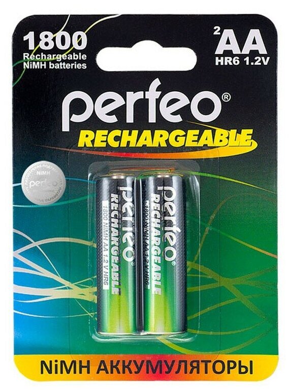 Аккумулятор Perfeo AA1800mAh/2