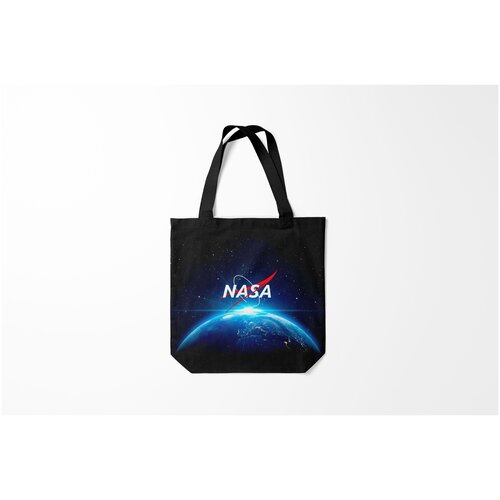 фото Сумка-шоппер / 40х40 см / популярные иллюстрации / астрономия космос nasa burnettie