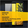 Противоударное защитное стекло для телефона Honor 7A, 7S и Huawei Y5 Prime, Y5, Y5 Lite 2018 / Стекло на Хонор 7А, 7С и Хуавей У5 Прайм, У5, У5 Лайт - изображение