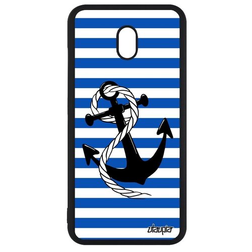 фото Необычный чехол на телефон // xiaomi redmi 8a // "якорь" бухта матрос, utaupia, синий