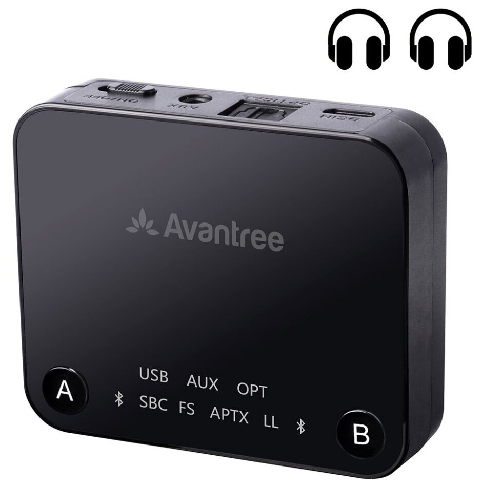 Bluetooth передатчик Avantree Audikast TC418 aptX Low Latency