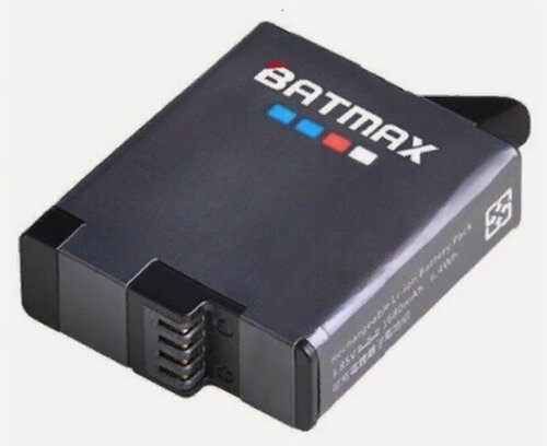 Изображение товара Аккумулятор Batmax AHDBT-501, для GoPro HERO 5/6/7, 1680 mAh, Li-Ion, черный