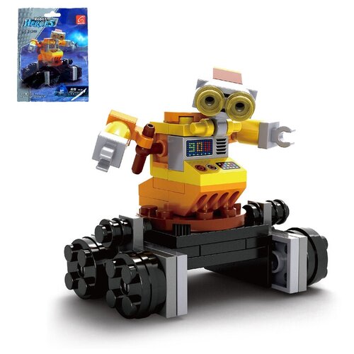 Детский конструктор Робот Вилл-И, 55 деталей, совместимый с лего