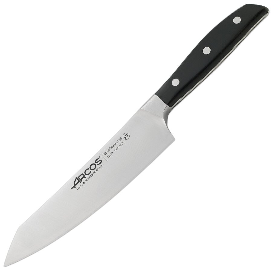 Нож поварской Kiritsuke Manhattan, длина лезвия 19 см, нержавеющая сталь Nitrum, Arcos, Испания, 161600