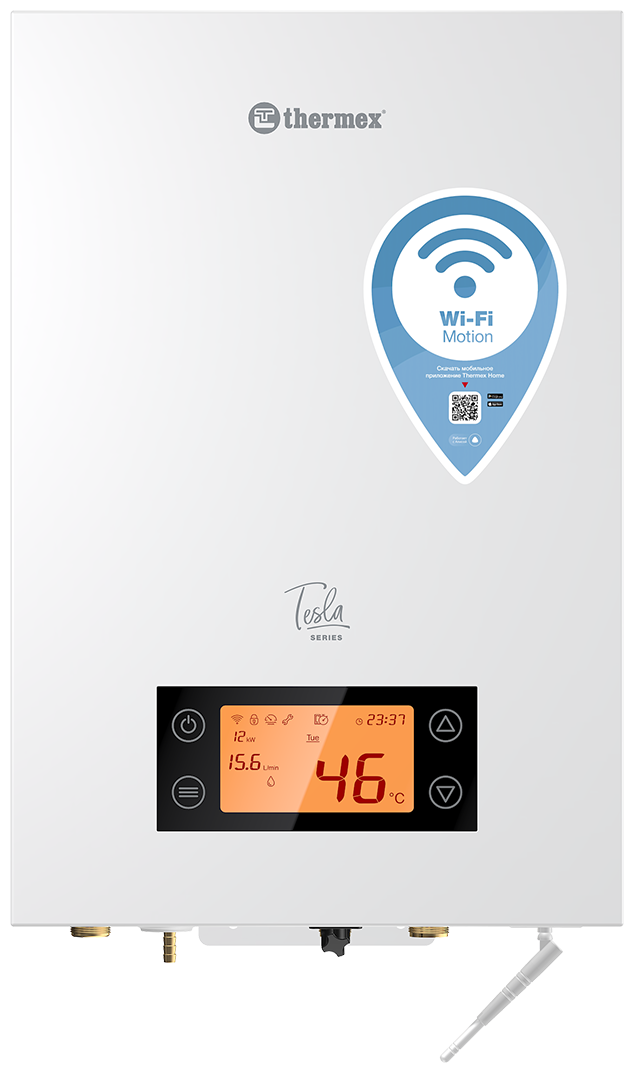 Электрический настенный котел THERMEX Tesla 6-12 Wi-Fi