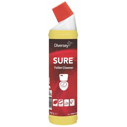 Профхим сантех кисл гель д/очистки,ЭКО Diversey/SURE Toilet Cleaner, 0,75л