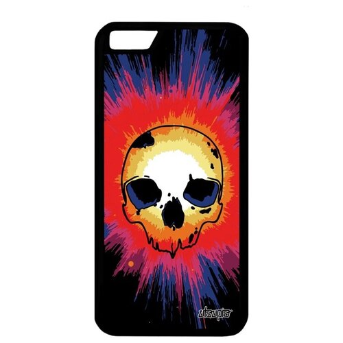 фото Качественный чехол на смартфон // apple iphone 6s // "череп" стиль death, utaupia, цветной