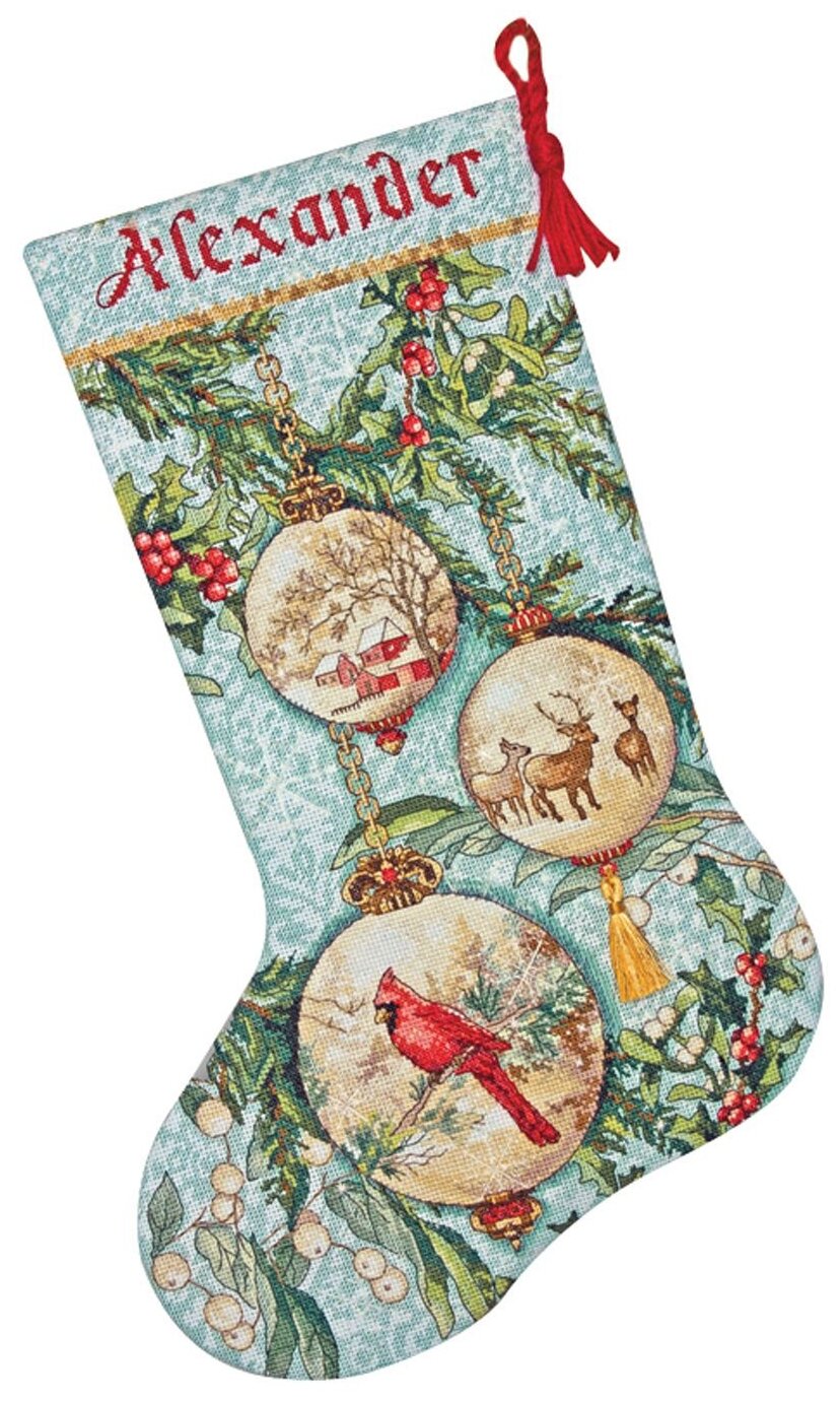 Dimensions Набор для вышивания Enchanted Ornamet Stocking (Орнаменты носок) 70-08854