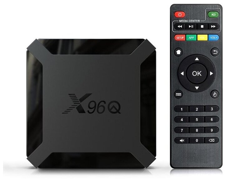ТВ-приставка VONTAR X96Q 2 + 16 ГБ Android 100 4 ядра 4K 24 ГГц Wi-Fi