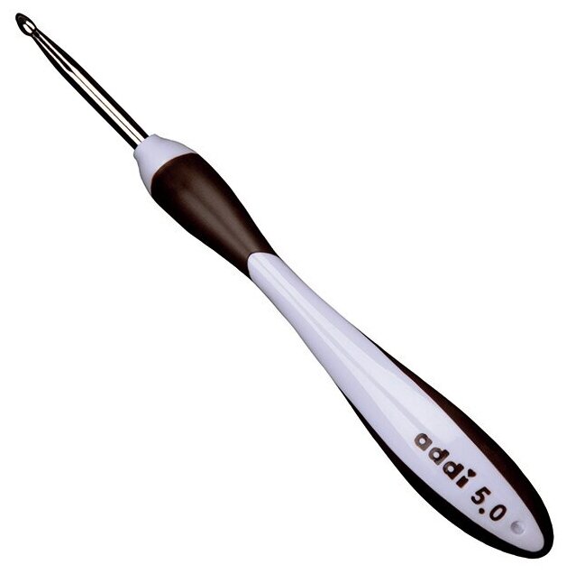 Крючок, вязальный с эргономичной пластиковой ручкой addiSwing Maxi, N5, 17 см
