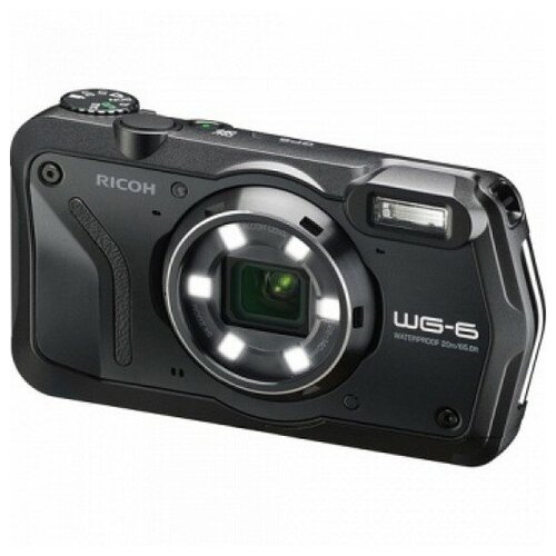 фото Водонепроницаемый фотоаппарат wg-6 gps черный ricoh