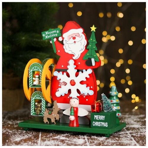 Лесная мастерская Новогодний сувенир «Дед Мороз» 21.5 × 10 × 24 см