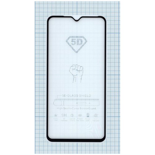 Защитное стекло Полное покрытие для Xiaomi Redmi 8 / 8A черное