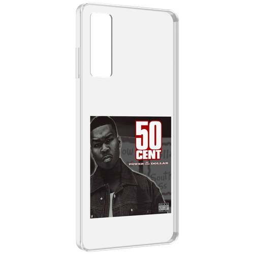 Чехол MyPads 50 Cent - Power Of The Dollar для TCL 20 5G задняя-панель-накладка-бампер