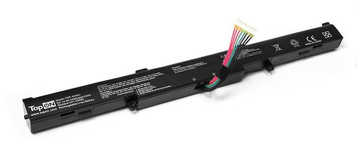 Аккумулятор TopON TOP-X450J 14.8V 2200mAh для Asus A450, F550, R751, X450, X550, X750, X751 Series TOP-X450J - фото №1