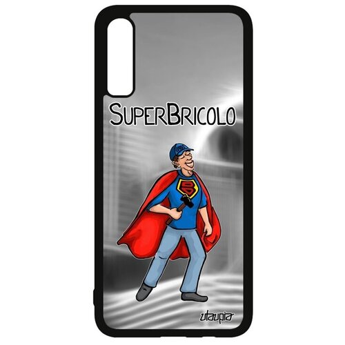 фото Защитный чехол для мобильного // samsung galaxy a70 // "супермастер" комичный мастер, utaupia, серый