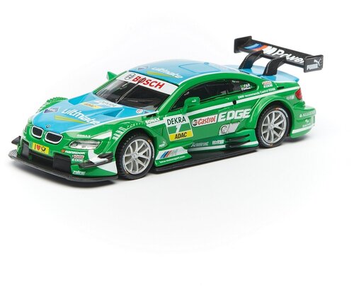 Bburago Машинка металлическая ралли BMW M3 DTM №7 Augusto Farfus, 1:32