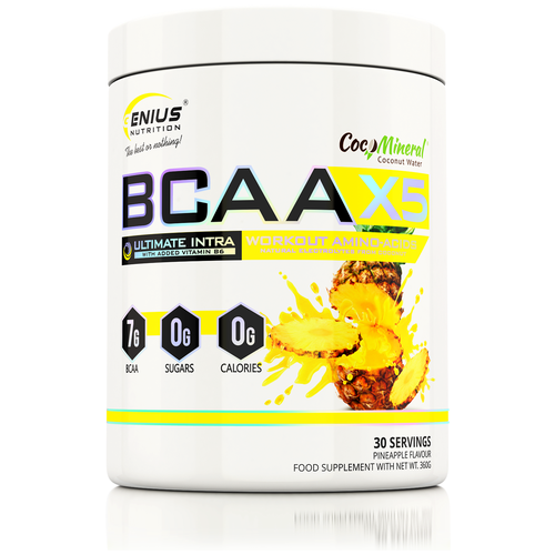 фото Genius nutrition bcaa-x5 360 гр, ананас