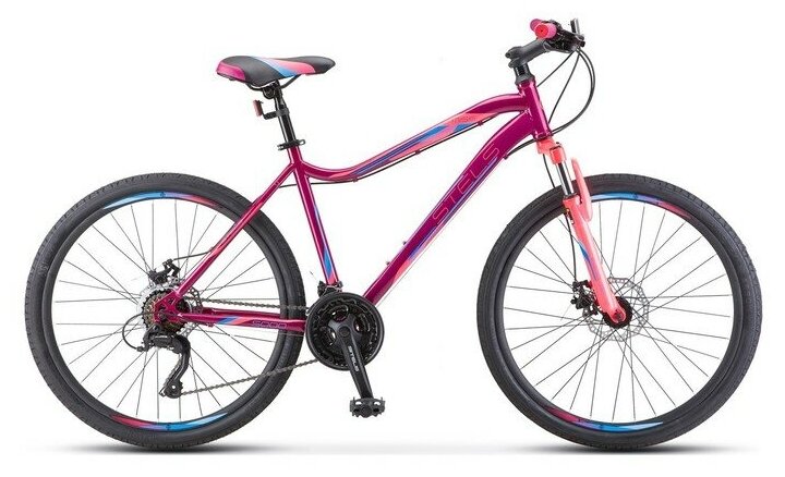 Велосипед 26" Stels Miss-5000 MD, V020, цвет фиолетовый/розовый, размер 18