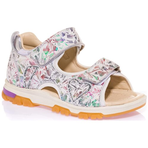 фото Сандалии minimen, ж цвет белый-принт, размер 23