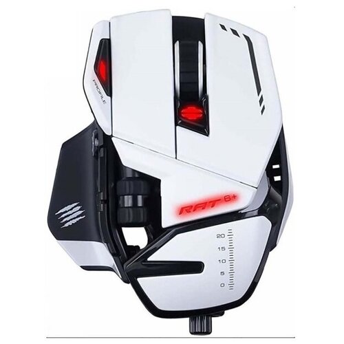 Mad Catz Игровая мышь Mad Catz R. A. T. 6+ White