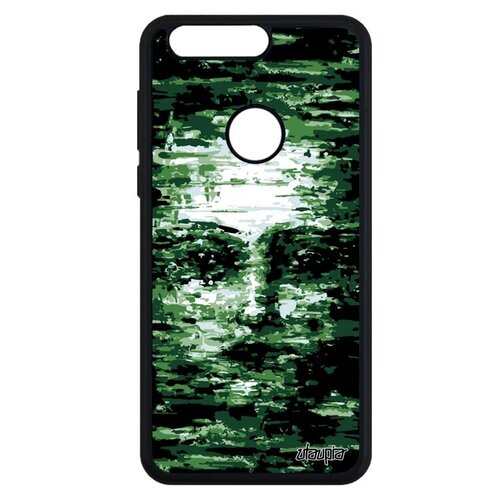 фото Красивый чехол на смартфон // honor 8 // "женское лицо" фантастичный эфемерный, utaupia, зеленый