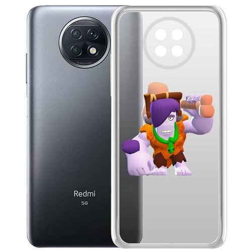 фото Чехол-накладка clear case brawl stars-пещерный фрэнк для xiaomi redmi note 9t krutoff group