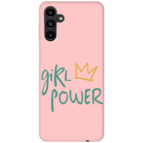 Силиконовый чехол на Samsung Galaxy A13 5G, Самсунг А13 Silky Touch Premium с принтом Girl Power! розовый силиконовый чехол на samsung galaxy a13 5g самсунг а13 silky touch premium с принтом girl power розовый