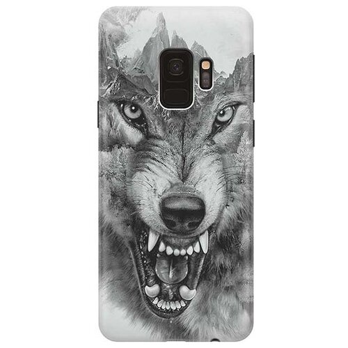 Cиликоновый прозрачный чехол ArtColor для Samsung Galaxy S9 с принтом Волк в горах cиликоновый прозрачный чехол artcolor для huawei p40 с принтом волк в горах