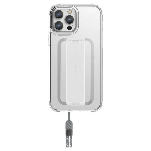 фото Чехол uniq heldro + band для iphone 13 pro max, цвет прозрачный (ip6.7hyb(2021)-helclr)
