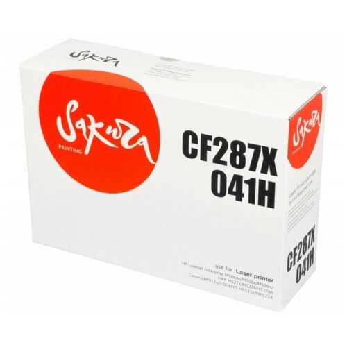 Тонер-картриджи SAKURA SACF287X/041H картридж target cf287x 041h черный для лазерного принтера совместимый