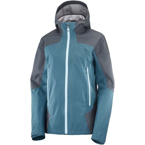 Куртка туристическая SALOMON Outline Gtx Hybrid Jkt W Ebony/Mallard Blue (US:M)