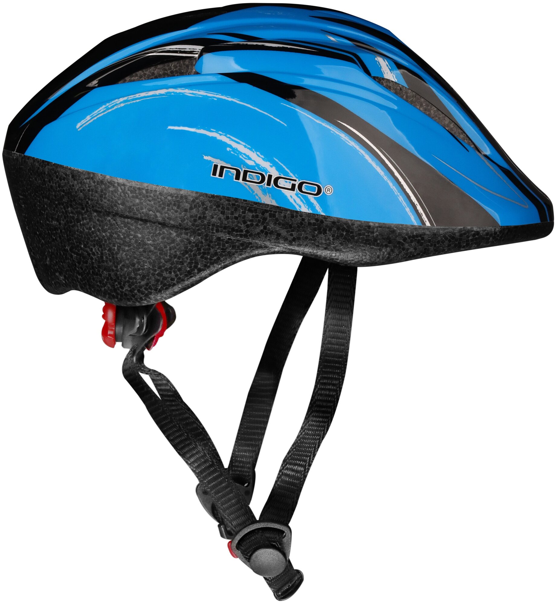 Шлем велосипедный детский INDIGO 6 вентиляционных отверстий51-55см