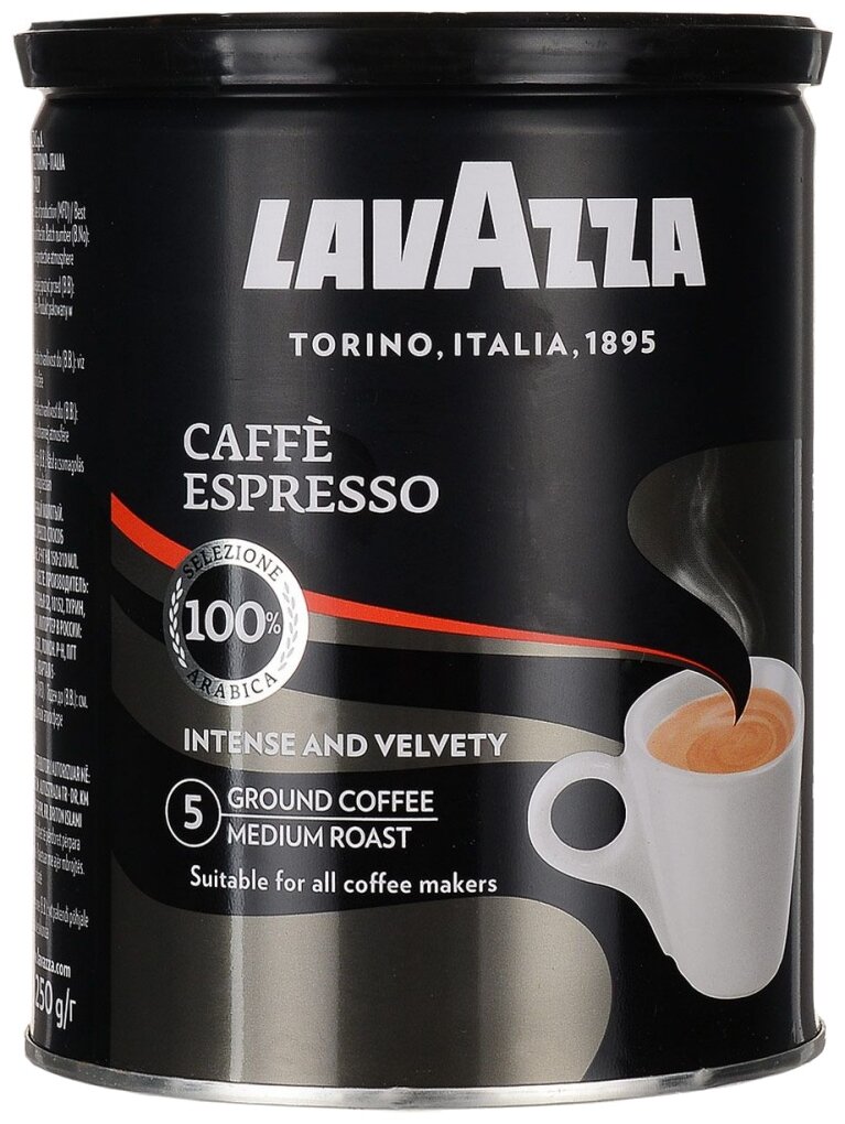 Кофе Lavazza Espresso молотый ж/б, 250г ,1 уп.