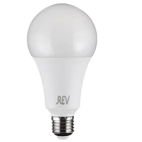 фото Лампа светодиодная rev 25 вт e27 груша a70 6500к холодный белый свет 180-240 в матовая