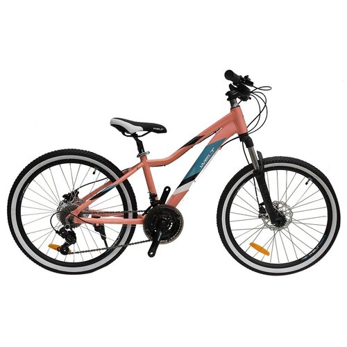 Велосипед Welt Edelweiss 24 HD 1.0 (2021), Цвет рамы matt coral велосипед welt edelweiss 24 hd 1 0 2021 цвет рамы matt coral