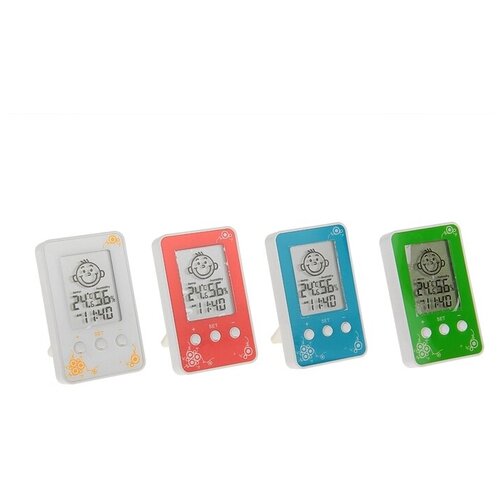 Термометр LuazON LTR-12 электронный указатель влажности часы микс 82800₽