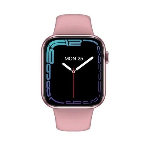 Умные смарт часы HW67 PRO MAX Series 7 Android iOS Сенсорный Экран розовый 182000₽