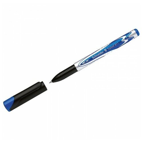 Купить Ручка-роллер Schneider TopBall 811 синяя, 0, 7мм ( Артикул 256196 ), серебристый