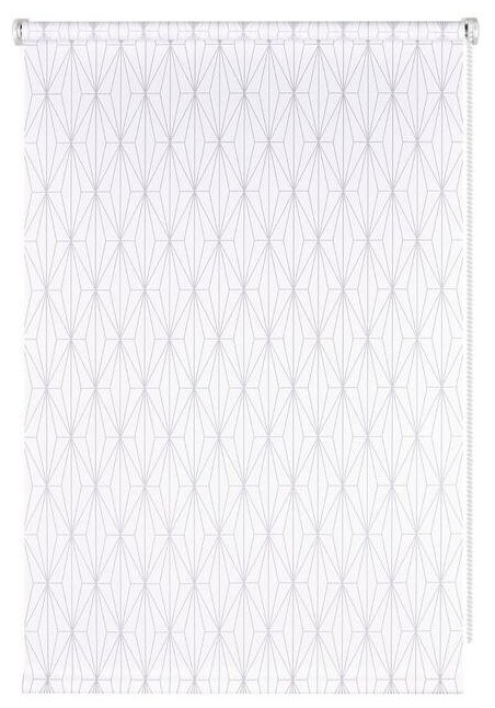 Штора рулонная Print «Трэлис», 90х160 см, цвет серый 7113353