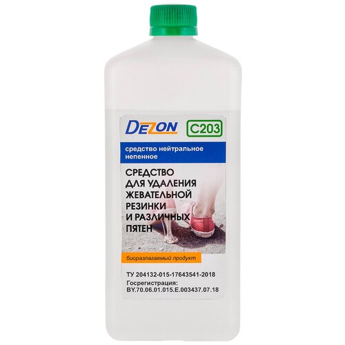 Dezon Средство для удаления слайм, жевательной резинки и различных пятен Дезон С203, 1 л
