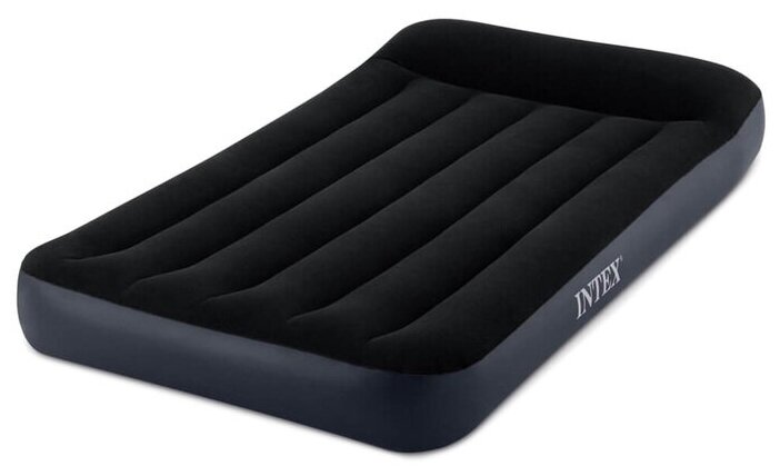 Надувной матрас Intex Pillow Rest Classic Fiber-tech 99x191x25 см с встроенным насосом