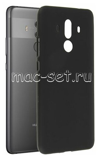 Чехол-накладка для Huawei Mate 10 Pro силиконовая черная 1.2 мм