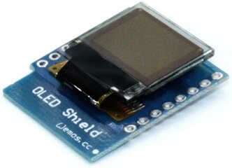 WeMos D1 mini OLED 0.66" shield синий