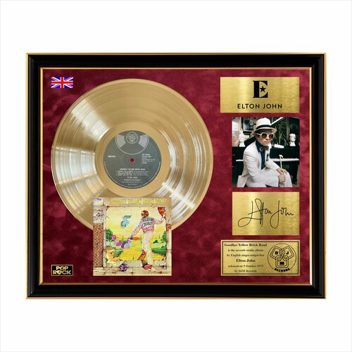 Elton John Goodbye Yellow Brick Road золотой винил в раме elton john – goodbye yellow brick road 2 lp