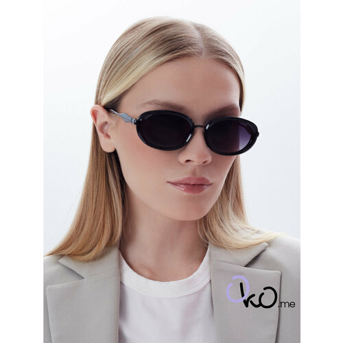 Солнцезащитные очки  имиджевые, черный